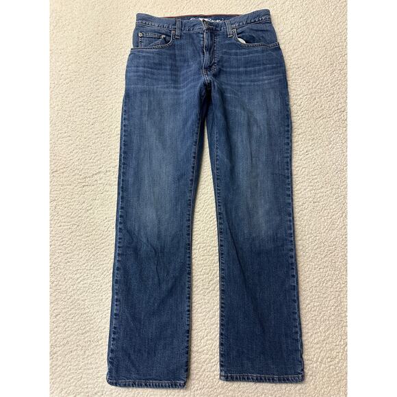Eddie Bauer Mens Flannel Lined Jeans Size 30 - Picture 1 of 9